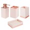mDesign Plastic Bathroom Vanity Countertop Accessory Organizers